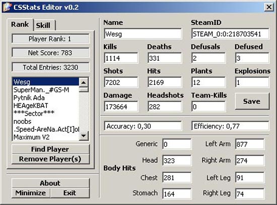 CSStats Editor v0.2